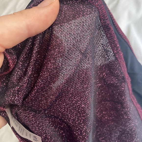 Alix red glitter bodysuit, size M - Picture 7 of 8